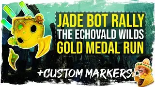 Guild Wars 2 - The Echovald Wilds - Jade Bot Rally Adventure with Custom Markers