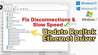 How to Update Realtek Ethernet Driver on Windows 11/10/7 [Fix Disconnections] ✅ 100% Solved