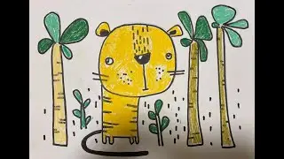 Как нарисовать Тигра. How to draw a tiger.