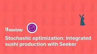 Stochastic optimization with Seeker: Solving an integrated sushi production problem