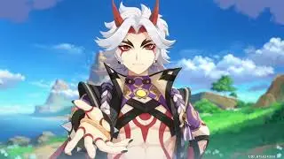 GENTION IMPACT CRIMSON ONI AND BLUE ONI STORY IN 4K