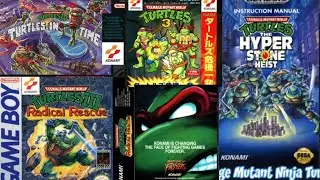 TMNT NOSTALGIA: Game Boxes & Manuals Through the Ages