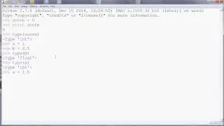 Variables and Variable Types in Python