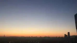 Sunrise in Seoul - time lapse