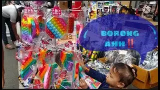 PEBISNIS CILIK BORONG POP IT MURAH DI PASAR PAGI ASEMKA BUAT DIJUAL LAGI  - CUAN BUAT BELI SUSU