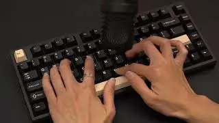 Akko V3 Creamy Blue Pro Tactile Switches Sound Test on Bridge75
