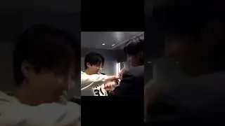 RM and Jimin doing woo young woo dab from Extraordinary Attorney Woo