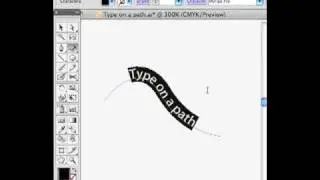 Illustrator CS4: Type on a path