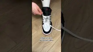 How to Lace Air Jordan 1 Mids ⚡️👟 