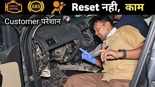 Dashboard warning light problem || ABS Airbag Check engine light vw polo