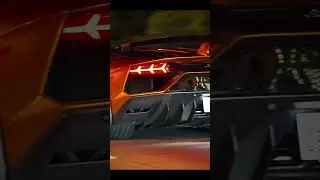 Flame Spitting Aventador SVJ