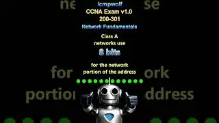 Cisco CCNA: Class A Network bits? - #icmpwolf #ciscoccna #class_a