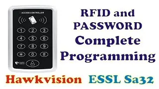Hawkvision standalone RFID Password access control device programming I RFID Password access device