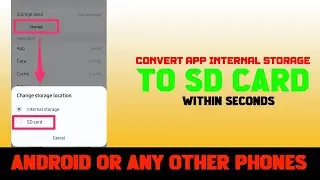 How convert app internal storage to sd card