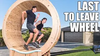 Last to Leave the Giant Hamster Wheel wins.....