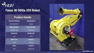 Fanuc M-900ia 350 Robot Product Details | Robots - HGR
