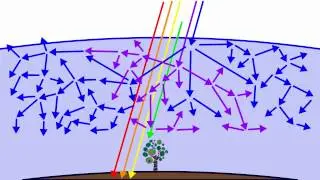 Why the sky is blue? Rayleigh scattering
