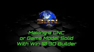 Making A Model Solid In Windows 10 3D Builder