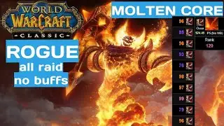 Wow classic: Огненные недра Рога  / Molten Core ROGUE / МК разбойник