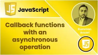 Callback functions with an asynchronous operation