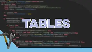Tables | Roblox Studio Scripting Series