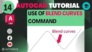 Blend Curves Command in AutoCAD | AutoCAD Tutorial | #14