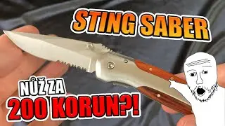 Kapesní nůž "STING SABER - DŘEVO + OCEL" HQ