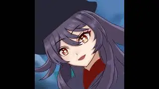 Drawing Hu tao from Genshin Impact/in ibis paint x