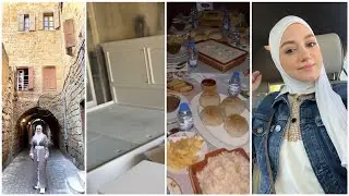 اجواء صيدا قبل الافطار | عزيمتي لبيت عمي ( اهل زوجي ) عالافطار