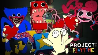 Poppy playtime Summary cartoon animation.[project playtime]