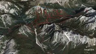 WW1 Dolomite-Frontline Flight. Situation September 1917.