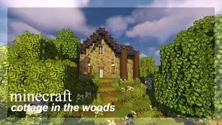 [minecraft] cottage in the woods 🌿🍄 | cottagecore minecraft speedbuild