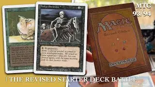 The Revised Starter Deck Battle, Old School Magic the Gathering (MTG 93/94) | 706