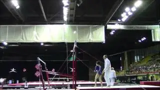 A gymnast caught 2 times by his coach /  Тренер всегда поможет 1