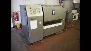 1230-1: Fatosa s.a. double shaft Z-arm mixer with lifter for 200 liter meat bins
