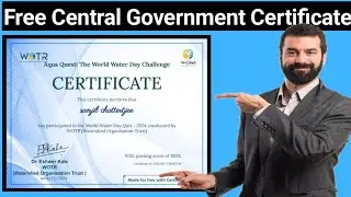 Free Central Government Certificate 2024 | Free Certificate apply | Online Quiz Certificate | Free |
