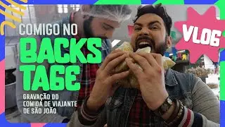 VLOG: BASTIDORES de GRAVAÇÃO, fazendo BOLO DE PADARIA  e comendo COMIDAS JUNINAS
