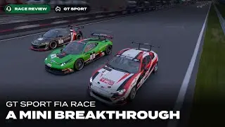 GT Sport FIA Race: A mini-breakthrough