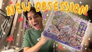 so I bought miniature scene sticker book from TikTok…