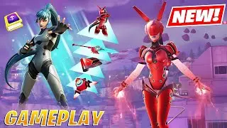 Fortnite *NEW* CAPTAIN HYPATIA ARMORED Victory Royale Gameplay