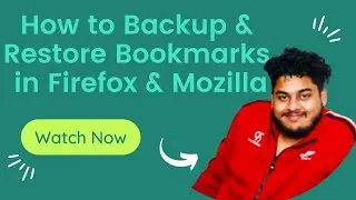 How to Backup & Restore Bookmarks in Firefox & Mozilla