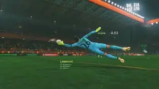 DISPLAY BEST GOALKEEPER SAVES  : LABROVIC Saves 