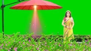New 3D Cinematic Nature Beautiful girl Green Screen Effect #green_screen_video#kinemasterediting