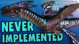 ALL CREATURES THAT WERE NEVER IMPLEMENTED! | Subnautica Below Zero