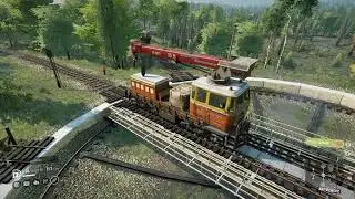 Snowrunner - Использование поворотного круга  (Use of Railroad turntable)