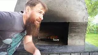 Утка в печи
