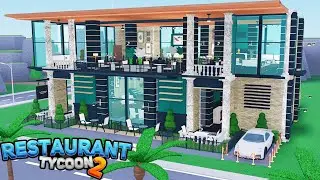 Modern Restaurant V3 Speed Build - Restaurant Tycoon 2 - Roblox