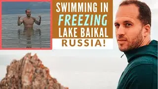 SWIMMING in FREEZING LAKE BAIKAL! Trans-Siberian Travel Vlog Ep. 7