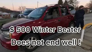 We failed on our $500 Winter Beater ! How to remove window tint .