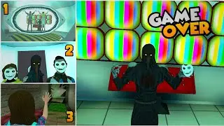 Smiling-X Zero | All Endings (Chapters 1,2,3) And Game Over Scenes